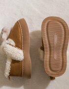 LC WAIKIKI Домашни пантофи Крем/Камел