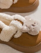 LC WAIKIKI Домашни пантофи Крем/Камел