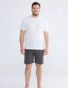 LC WAIKIKI Домашни шорти с връзка Сиво-кафяв