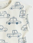 LC WAIKIKI Гащеризон с десен с кола - 2 чифта Бял/Тъмносин