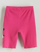 LC WAIKIKI Капри с принт Minnie Mouse Фуксия/Избеляло черно/Бял