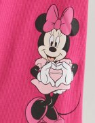 LC WAIKIKI Капри с принт Minnie Mouse Фуксия/Избеляло черно/Бял