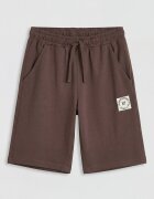 LC WAIKIKI Къс памучен панталон с връзка Кафяв