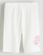 LC WAIKIKI Къс рипсен клин с пришити детайли Бял/Розово