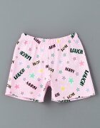 LC WAIKIKI Къса пижама с графика Бял/Зелен/Розово