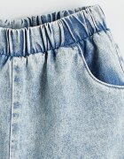 LC WAIKIKI Къси дънки с еластична талия Светлосин