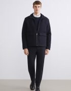 LC WAIKIKI Късо палто с цип Тъмносин