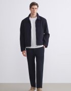 LC WAIKIKI Късо палто с цип Тъмносин