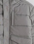 LC WAIKIKI Късо яке с качулка Пепеляво сиво