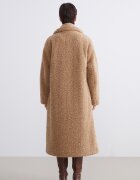 LC WAIKIKI Мъхест дълъг тренч с копчета Карамел