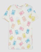 LC WAIKIKI Нощница с десен Teddy Bear Бял