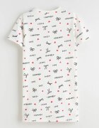 LC WAIKIKI Нощница с надпис Бял/Черен