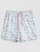 LC WAIKIKI Памучна пижама Бял/Небесносин/Розово