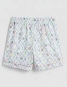 LC WAIKIKI Памучна пижама Бял/Небесносин/Розово