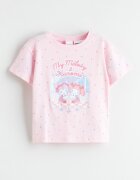 LC WAIKIKI Памучна пижама My Melody & Kuromi Бял/Ледено синьо/Бледо розово