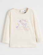 LC WAIKIKI Памучна пижама с принт Hello Kitty Розово/Крем