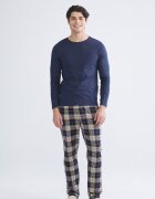 LC WAIKIKI Памучна пижамена слим блуза