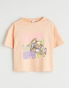 LC WAIKIKI Памучна тениска Lola Bunny Праскова