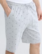 LC WAIKIKI Пижама с фигурален принт Светло сив