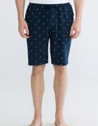 LC WAIKIKI Пижама с фигурален принт Тъмносин