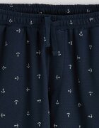 LC WAIKIKI Пижама с фигурален принт Тъмносин