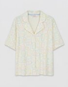 LC WAIKIKI Пижама с къси ръкави Бледожълт