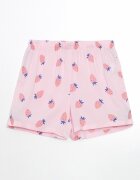 LC WAIKIKI Пижама с къси ръкави и принт Тъмносин/Пастелнорозов