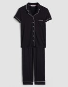 LC WAIKIKI Пижама с копчета Черен