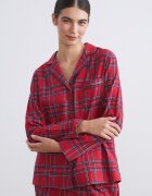 LC WAIKIKI Пижама с памук Червен/Син