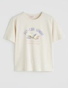 LC WAIKIKI Пижама с памук и принт Слонова кост/Пастелнорозов/Индигово синьо