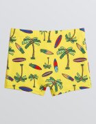 LC WAIKIKI Плувни шорти с принт Зелен/Жълт/Син