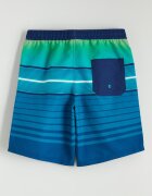 LC WAIKIKI Раирани плувни шорти с връзка Зелен/Син