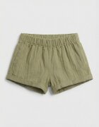 LC WAIKIKI Релефна тениска и къс панталон - 2 части Sage Green