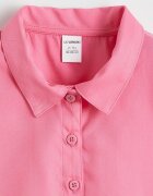LC WAIKIKI Риза с лиосел с къси ръкави Розово