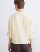 LC WAIKIKI Риза с модал Бледожълт