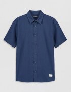 LC WAIKIKI Риза с яка Океанско синьо
