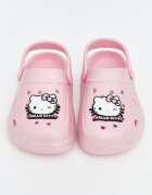LC WAIKIKI Сабо с отворена пета и десен Hello Kitty Бял/Черен/Пастелнорозов
