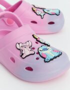 LC WAIKIKI Сабо с принт на Stitch Пастелносин/Черен/Пастелнорозов