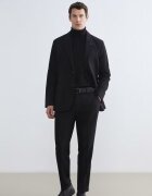 LC WAIKIKI Сако с дълги ръкави и копчета Черен