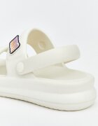 LC WAIKIKI Сандали с гола пета и апликации Бял