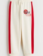 LC WAIKIKI Спортен панталон от памък с шарка на Spider-man Червен/Крем