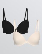 LC WAIKIKI Сутиени 2 чифта Черен/Крем