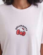LC WAIKIKI Свободна тениска с шарка Hello Kitty Червен/Бледо розово