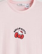 LC WAIKIKI Свободна тениска с шарка Hello Kitty Червен/Бледо розово