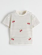 LC WAIKIKI Тениска и клин - 2 части Червен/Бял