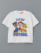 LC WAIKIKI Тениска и панталон с шарка на Paw Patrol - 2 части Червен/Бял/Шафраново жълто
