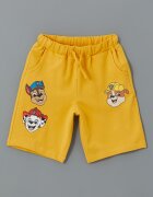 LC WAIKIKI Тениска и панталон с шарка на Paw Patrol - 2 части Червен/Бял/Шафраново жълто