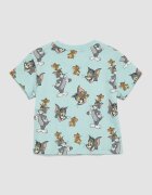 LC WAIKIKI Тениска с принт на Tom&Jerry и къс панталон Аквамарин син