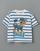 LC WAIKIKI Тениска с принт Paw Patrol Бял/Кафяв/Син