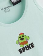 LC WAIKIKI Топ с принт - 2 броя Бял/Светъл тюркоаз